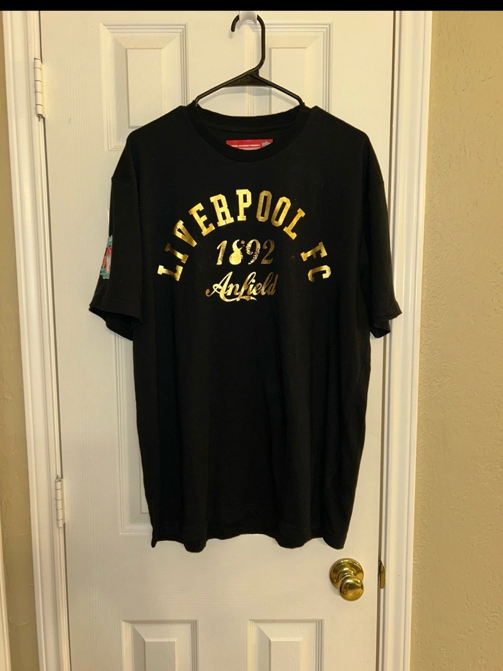 NWOT Mens XL Black Liverpool Football Club FC 1892 Anfield